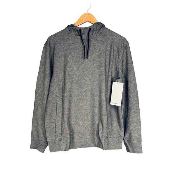 Ministry of Supply Fusion Terry For All Hoodie Classic Grey Heather Unisex S NWT - Picture 4 of 12